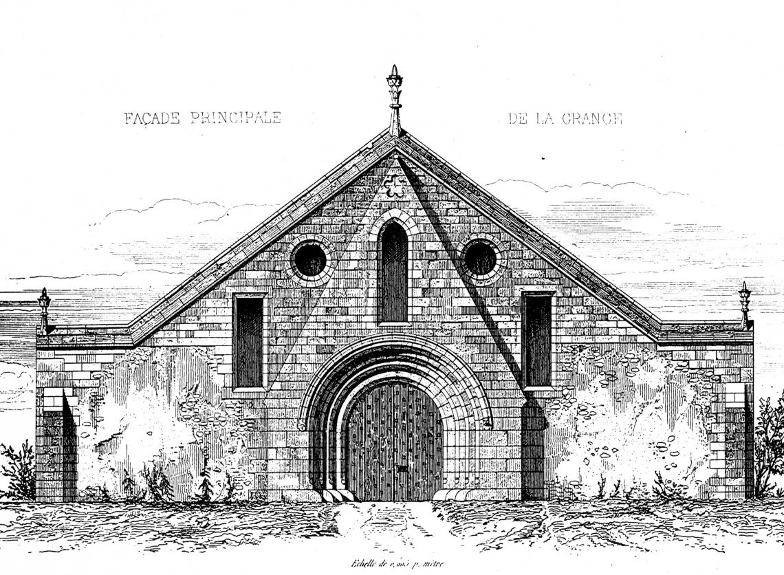 dessin de la Grange de Meslay dessin de la Grange de Meslay
