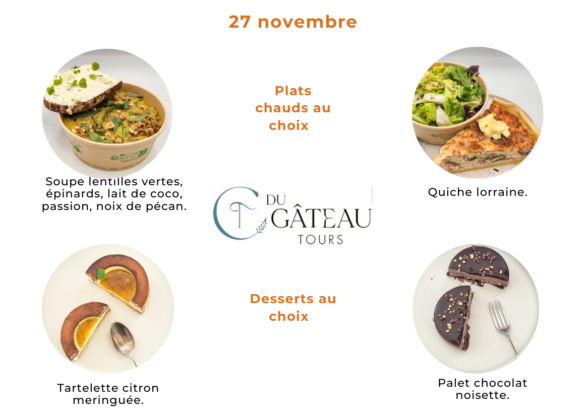 Menu 27 novembre